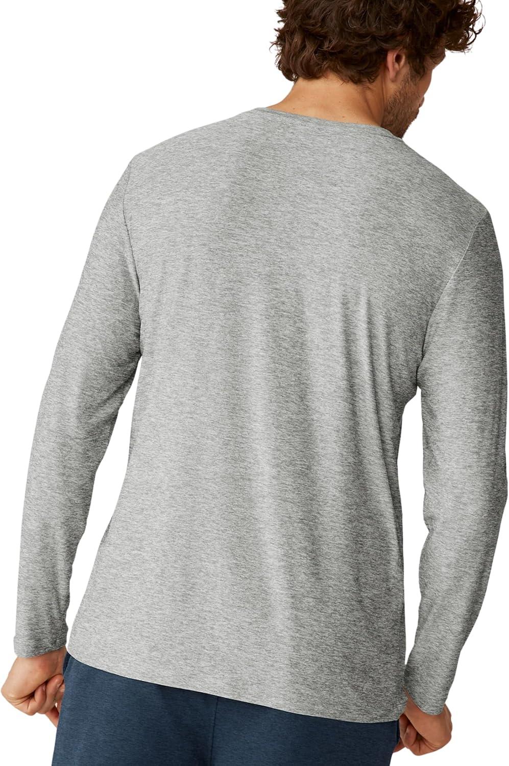 image:imageBeyond Yoga Mens Always Beyond Long Sleeve Crew 20Silver Mist
