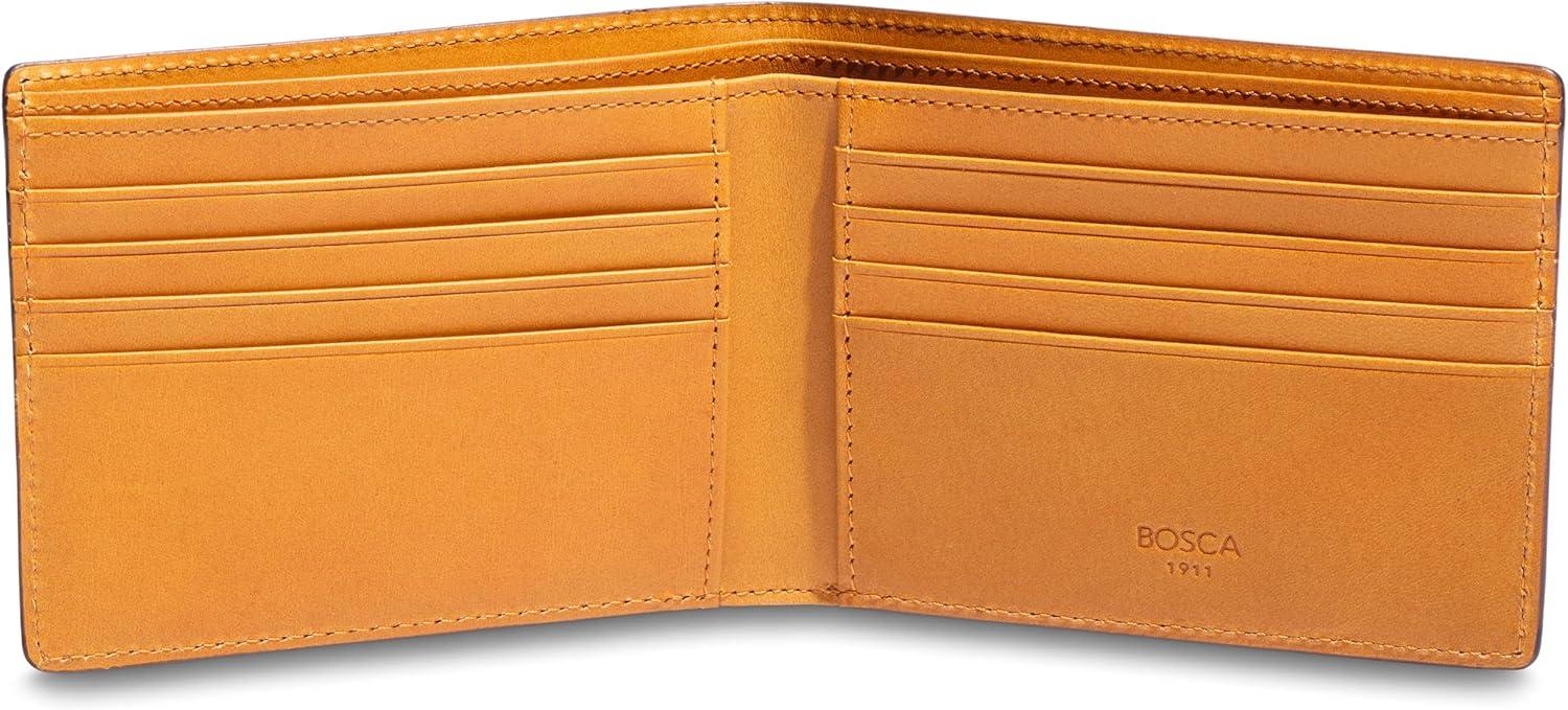 image:imageBosca Britan EightPocket Deluxe Executive Wallet Tan One Size