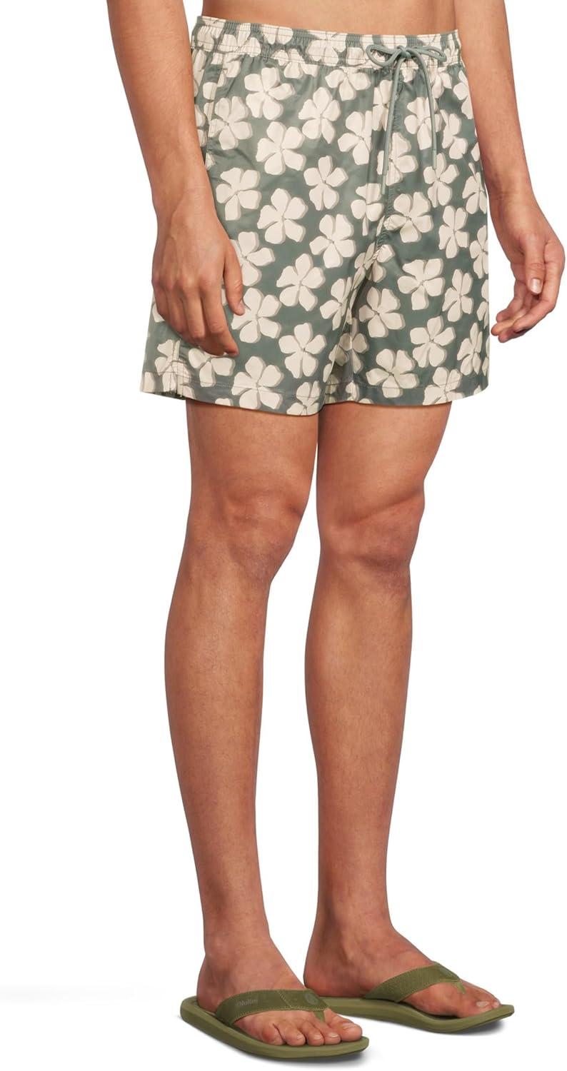 image:imageChubbies Mens The Daisy Chain 6 Freestyle ShortsOlive Pattern Based