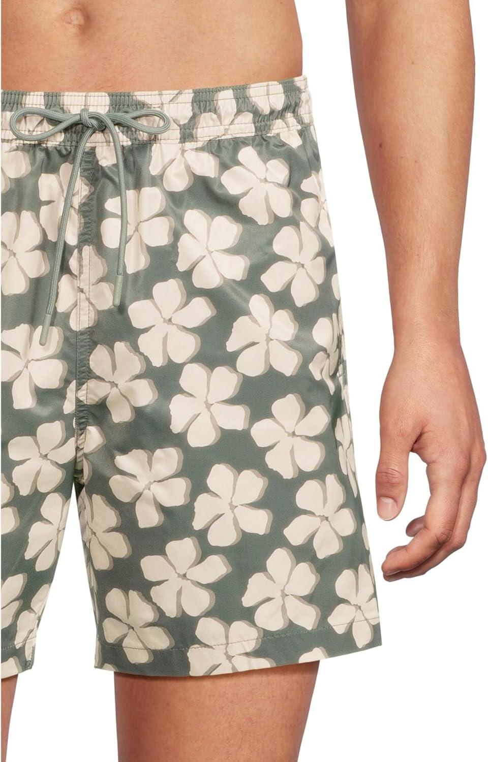 image:imageChubbies Mens The Daisy Chain 6 Freestyle ShortsOlive Pattern Based