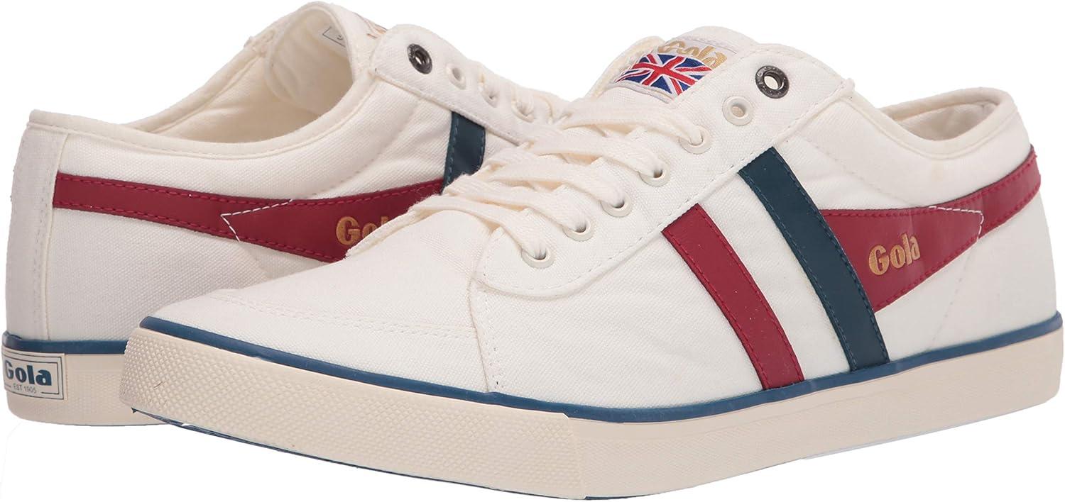 image:imageGola Mens Comet Fashion SneakerOff White Deep Red Vintage Blue