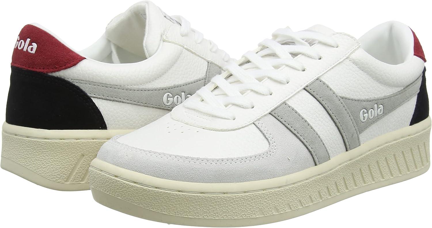 image:imageGola Mens Comet Fashion SneakerWhite Light Grey Deep Red