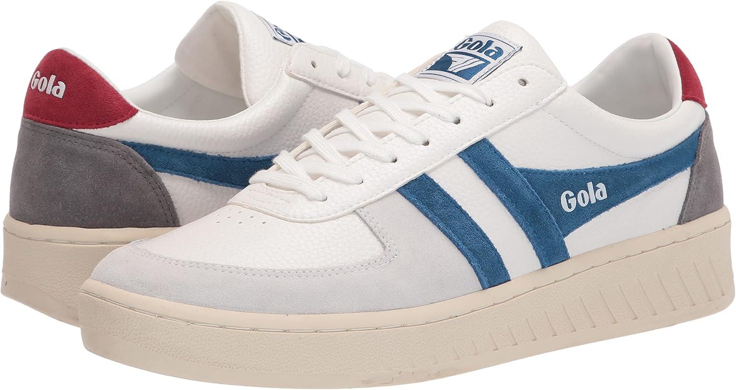 image:imageGola Mens Comet Fashion SneakerWhite Marine Blue Deep Red