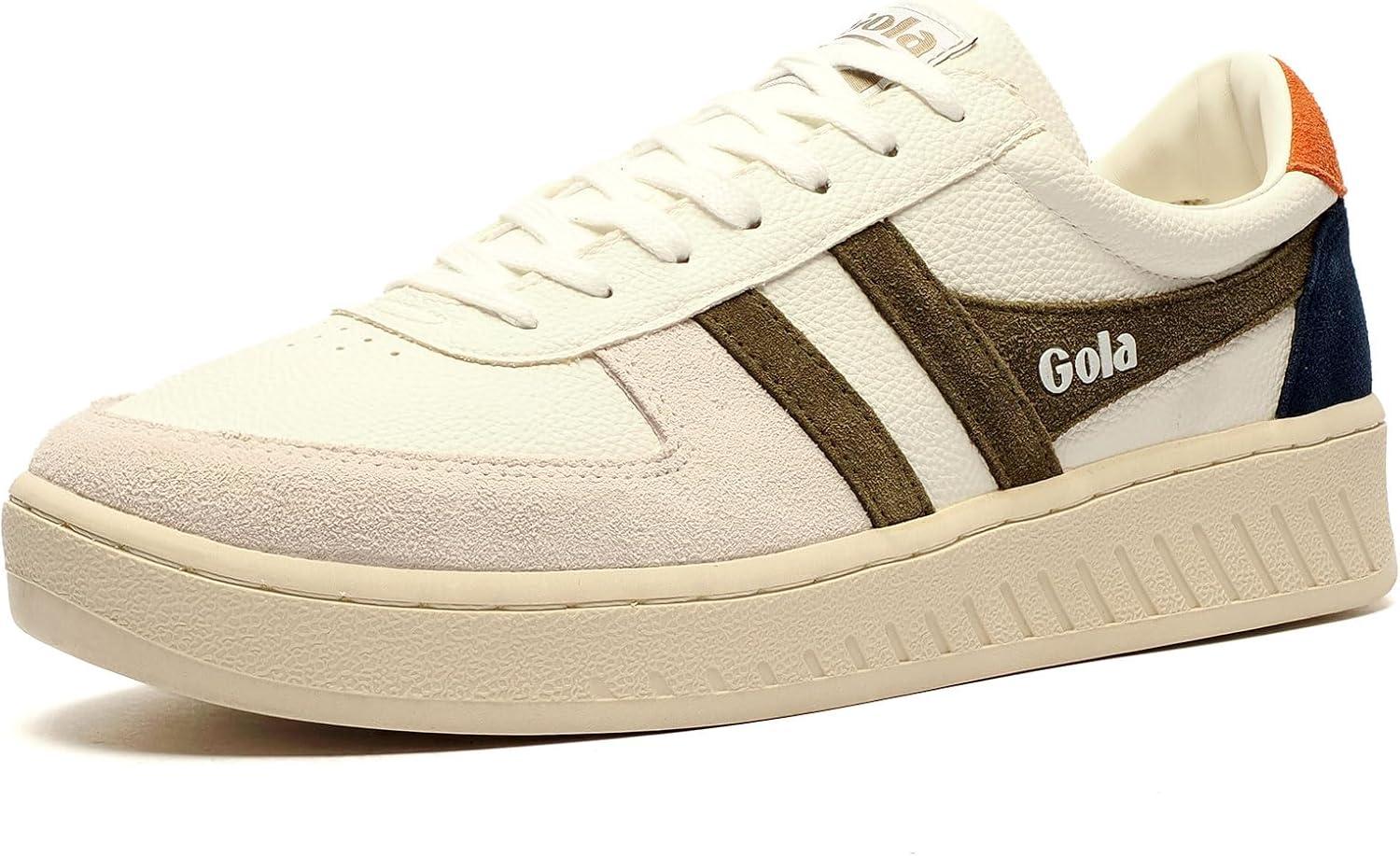 image:imageGola Mens Comet Fashion SneakerWhiteKhakiMoody Orange
