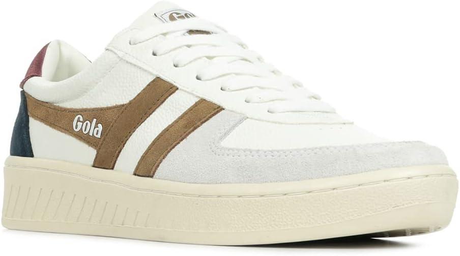 image:imageGola Mens Comet Fashion SneakerWhiteTobaccoBurgundy