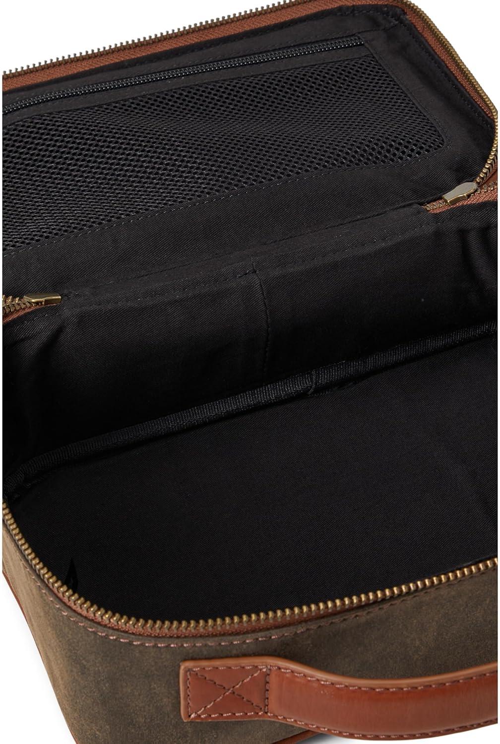 image:imageJohnston amp Murphy Mens Antique Cotton Travel Kit Brown Antique Cotton One Size