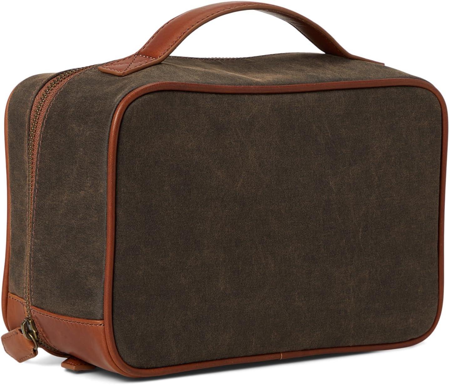 image:imageJohnston amp Murphy Mens Antique Cotton Travel Kit Brown Antique Cotton One Size