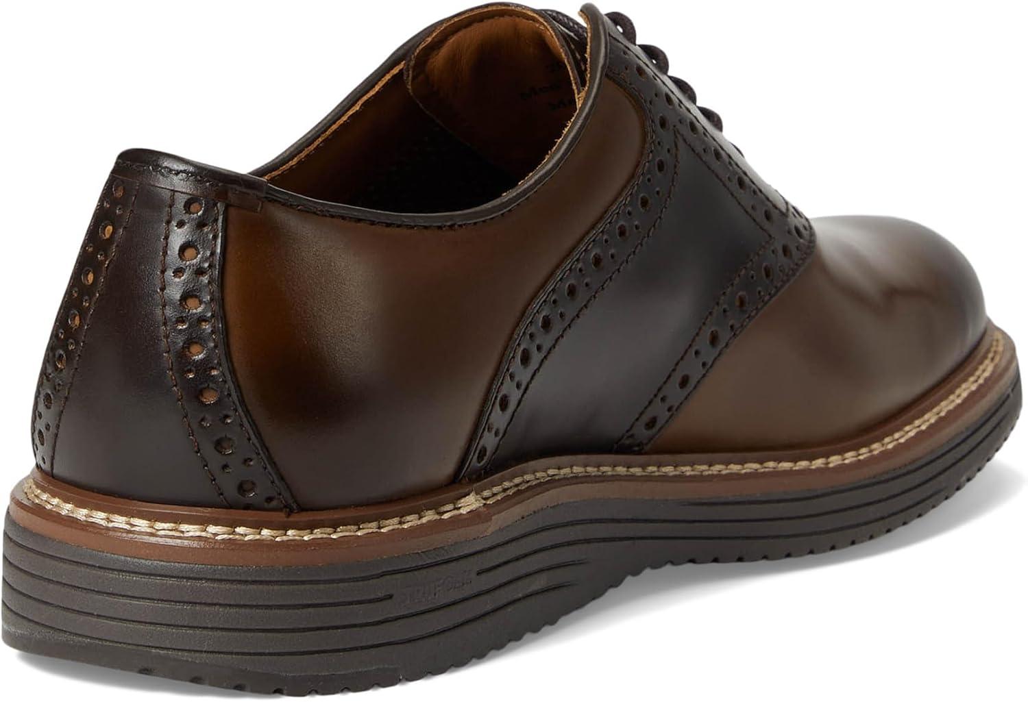 image:imageJohnston amp Murphy Mens Upton Saddle LaceUp Oxford ShoeTanMahogany Full Grain