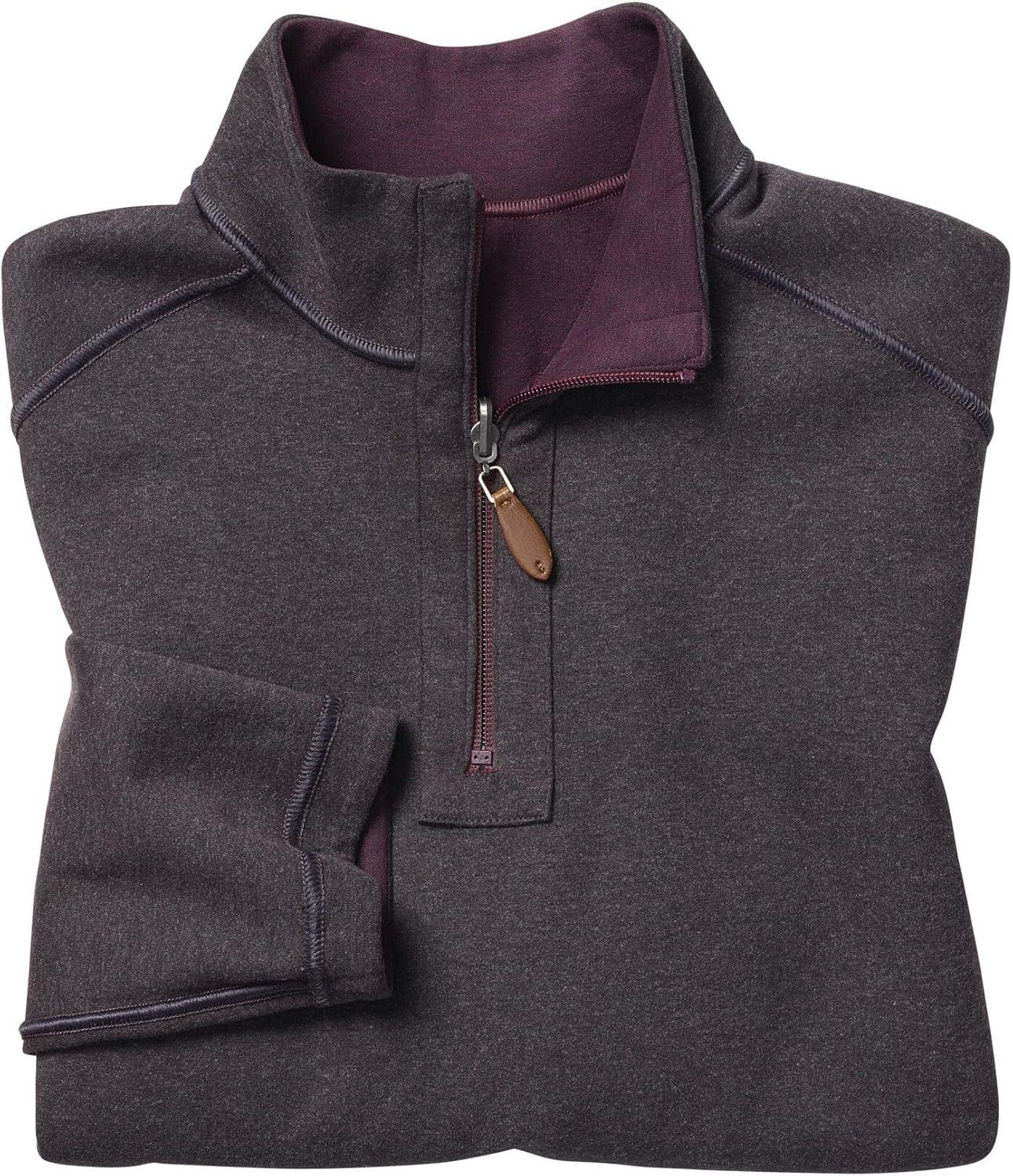 image:imageJohnston amp Murphy Reversible 14 ZipBurgundyCharcoal