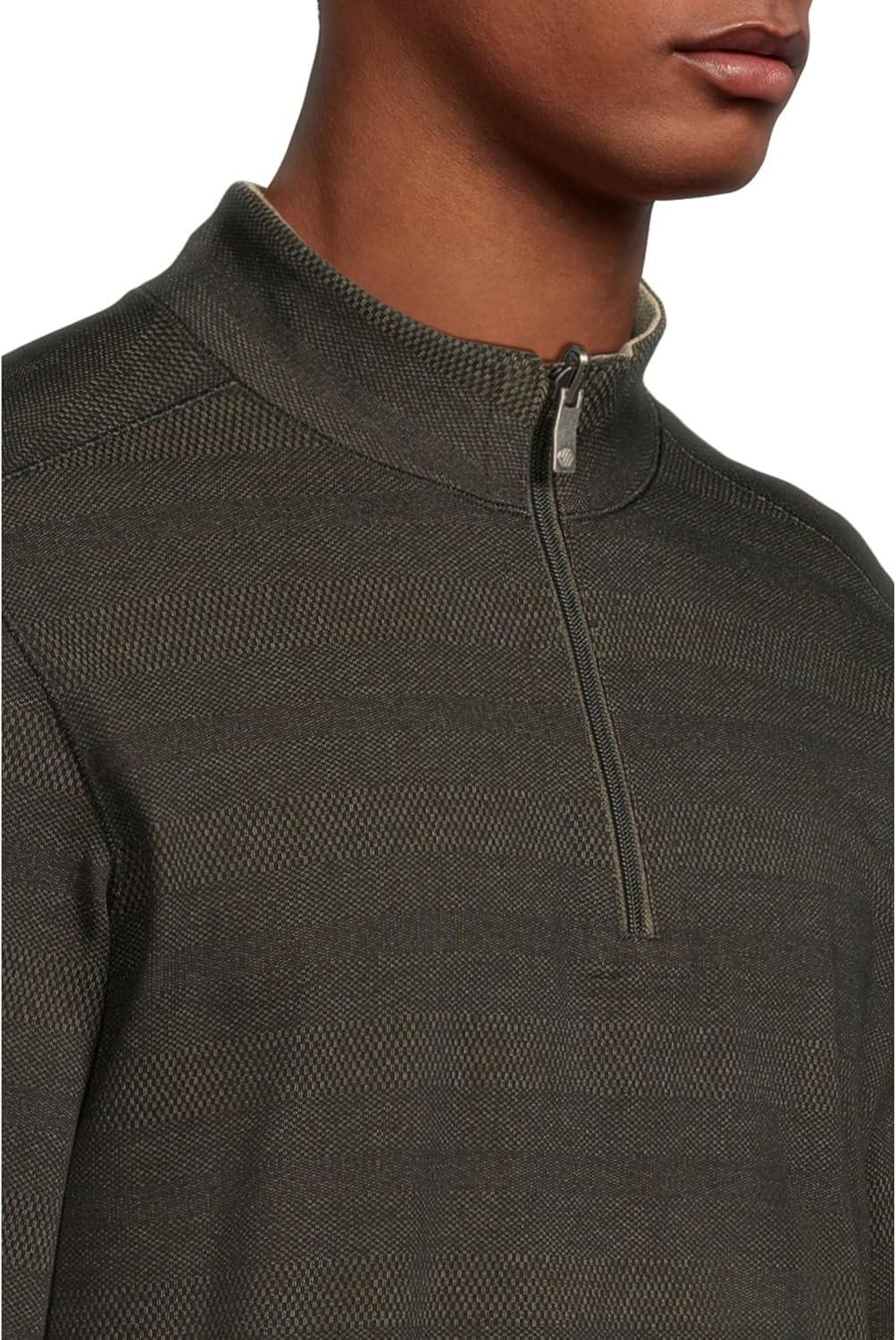 image:imageJohnston amp Murphy mens Xc4 Performance Reversible QuarterzipBlackGold