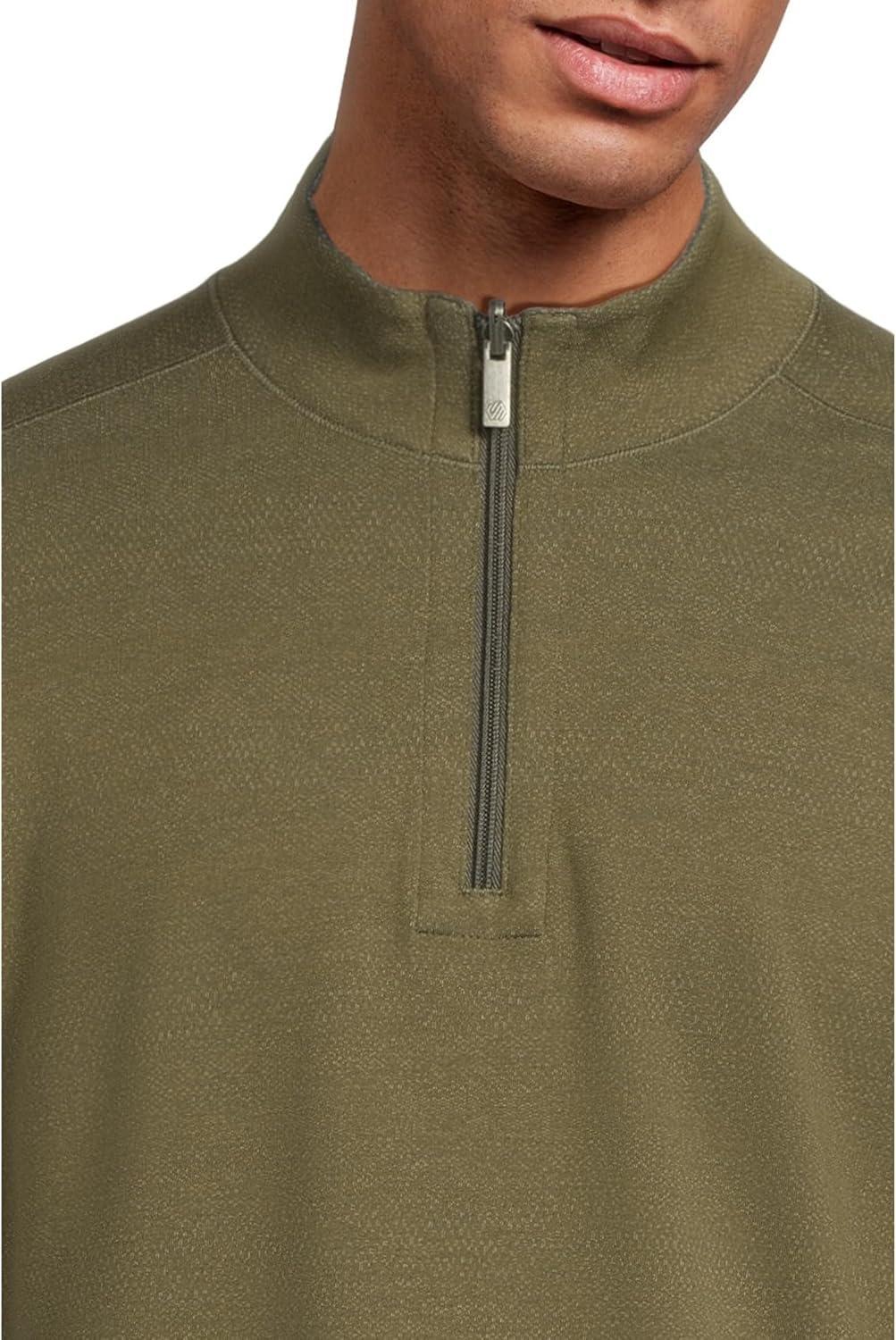 image:imageJohnston amp Murphy mens Xc4 Performance Reversible QuarterzipOliveNavy