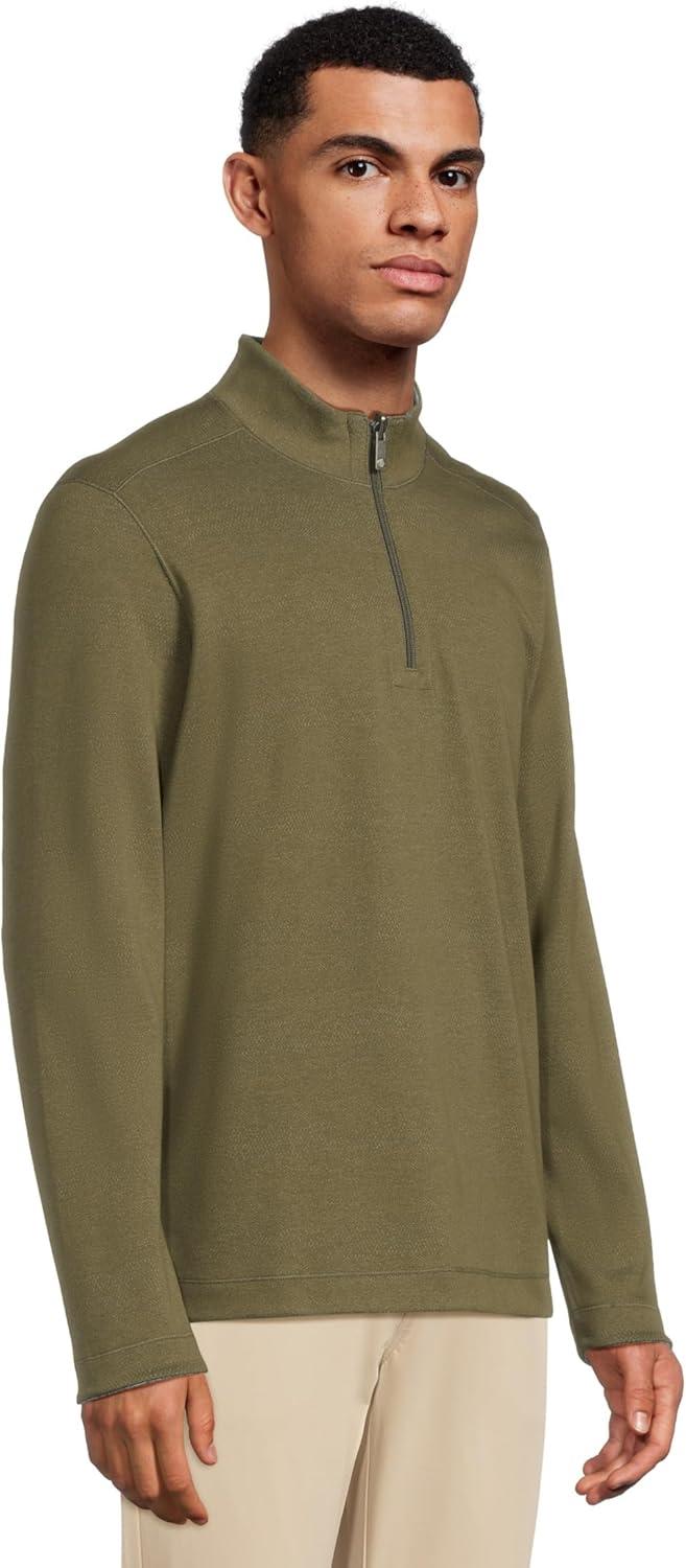 image:imageJohnston amp Murphy mens Xc4 Performance Reversible QuarterzipOliveNavy