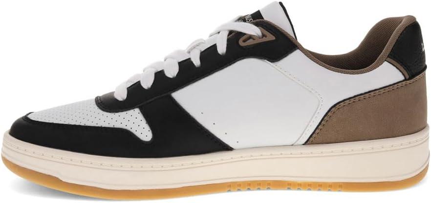 image:imageLevis Mens Drive Lo Synthetic Leather Casual Lace Up Sneaker ShoeWhiteBlackKhaki