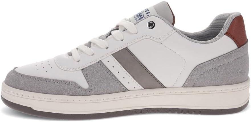 image:imageLevis Mens Drive Lo Synthetic Leather Casual Lace Up Sneaker ShoeWhiteCappuccinoMocha