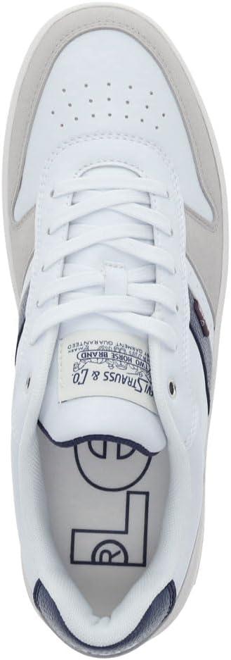 image:imageLevis Mens Drive Lo Synthetic Leather Casual Lace Up Sneaker ShoeWhiteNaturalVintage Indigo
