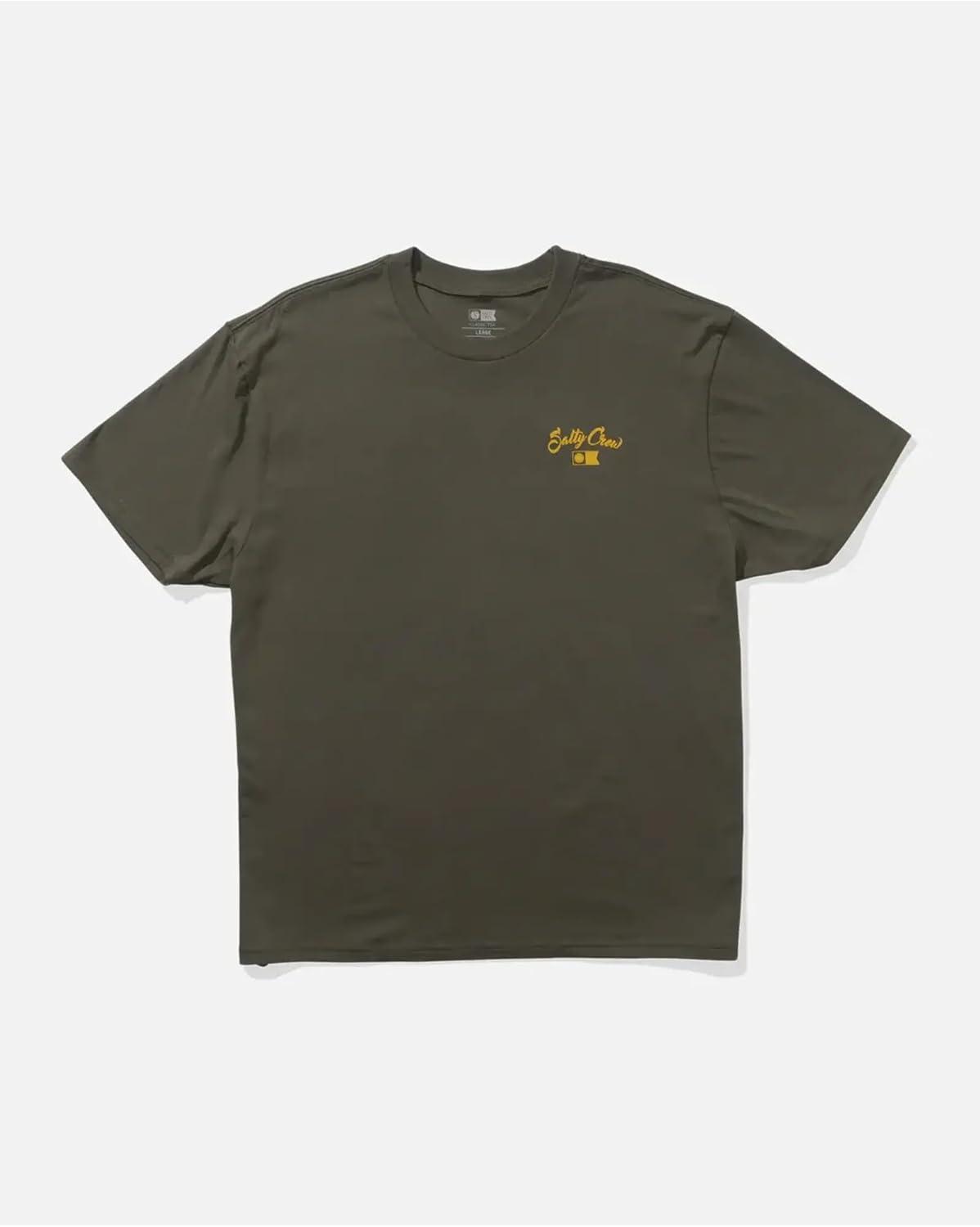 image:imageSalty Crew Mens Red Fish Classic Short Sleeve TeeDusty Olive