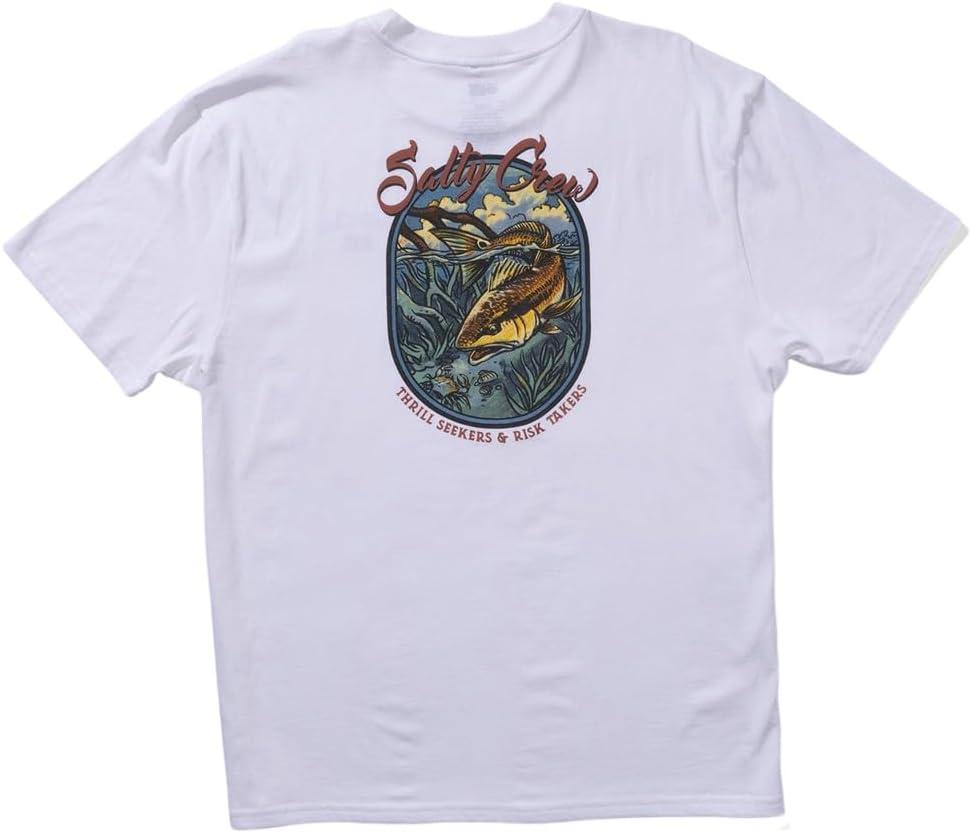 image:imageSalty Crew Mens Red Fish Classic Short Sleeve TeeWhite