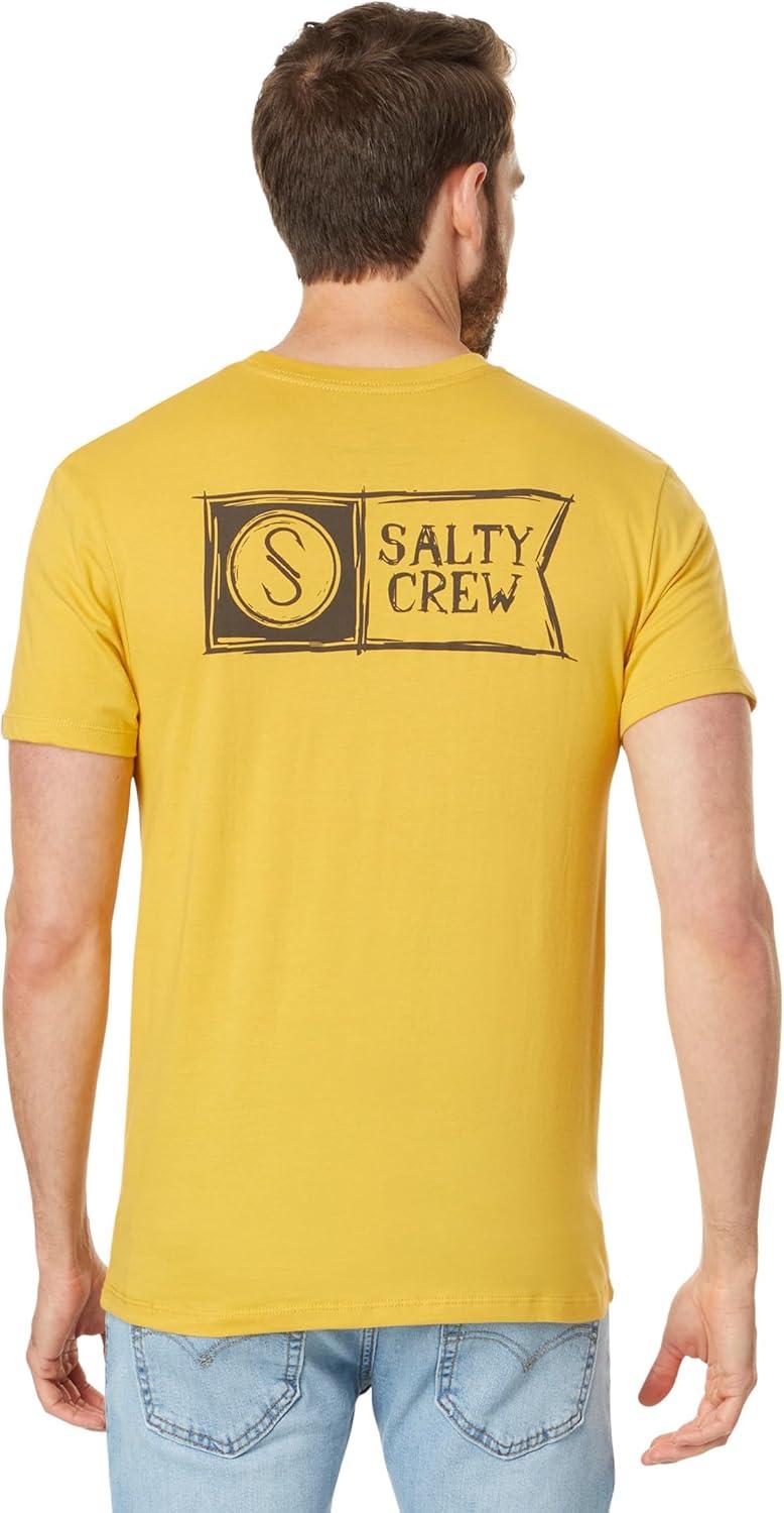 image:imageSalty Crew Mens Sketchy Alpha Premium Short Sleeve Tee Mustard Large