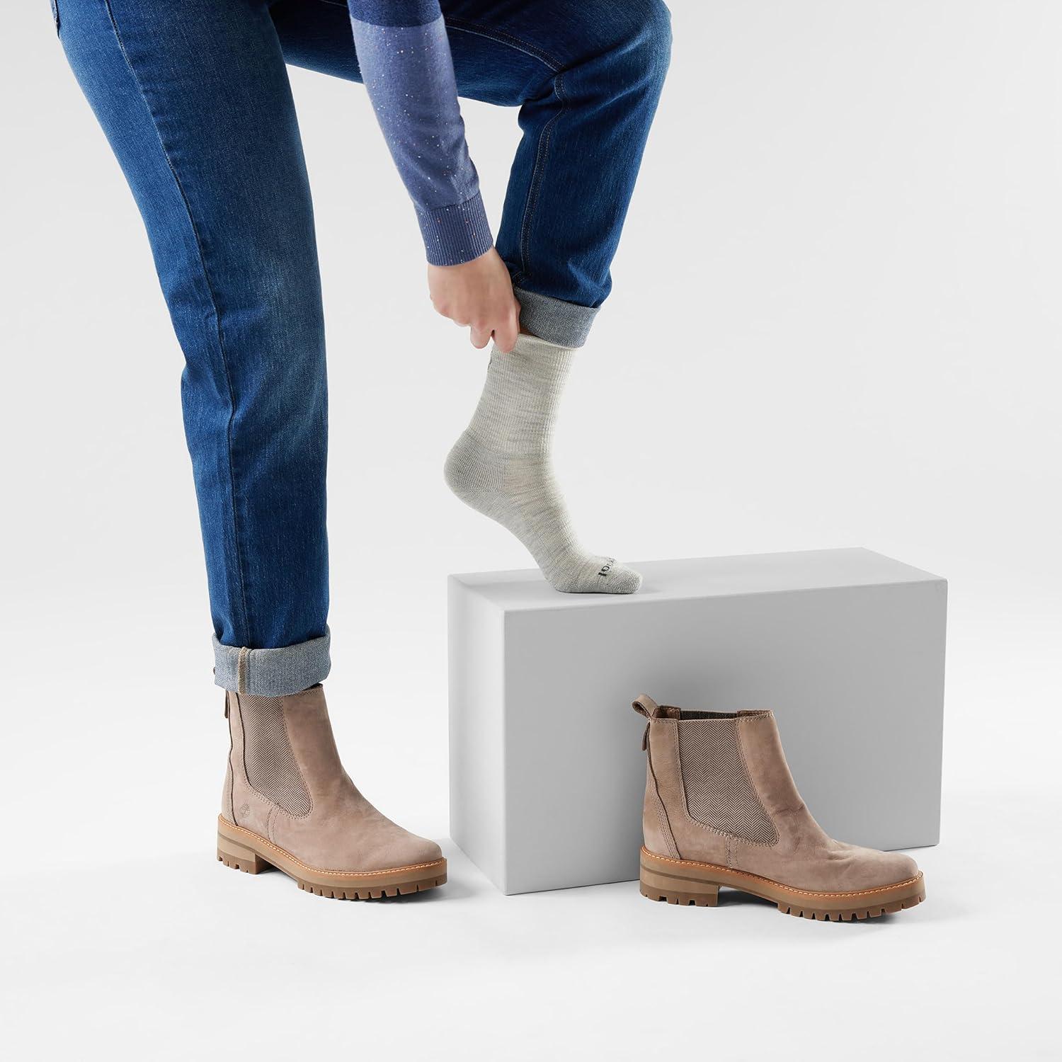 image:imageSmartwool Unisex Everyday Roll Top Crew SocksAsh