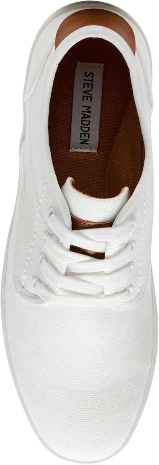 image:imageSteve Madden Mens Fenta Fashion SneakerWhite Canvas