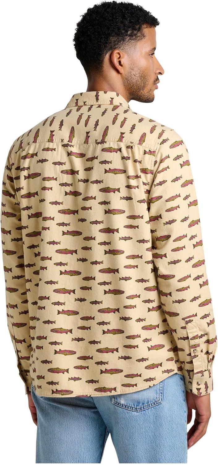 image:imageToadampCo Mens Pinevale Long Sleeve ShirtChai Trout Print