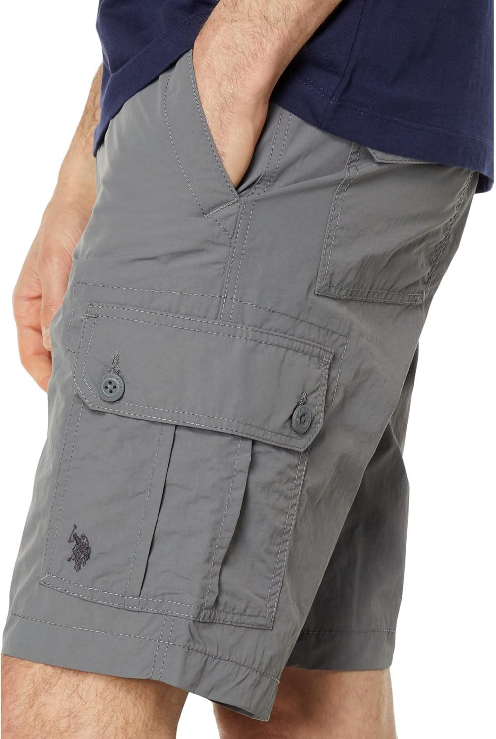image:imageUS POLO ASSN 105 Nylon Cargo ShortsCadet Grey