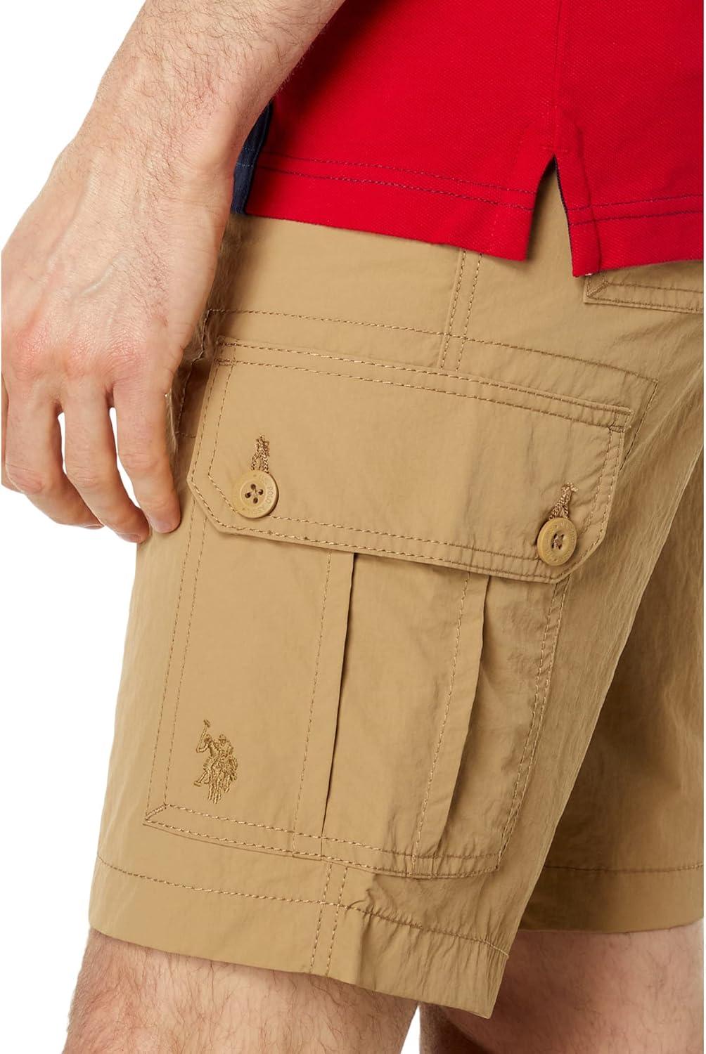image:imageUS POLO ASSN 105 Nylon Cargo ShortsLight Beige