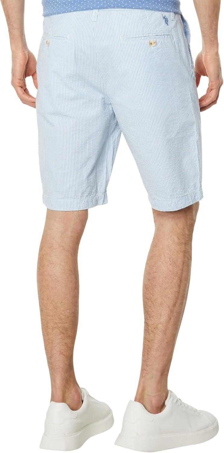 image:imageUS POLO ASSN Seersucker Hartford ShortsBlue White Stripe