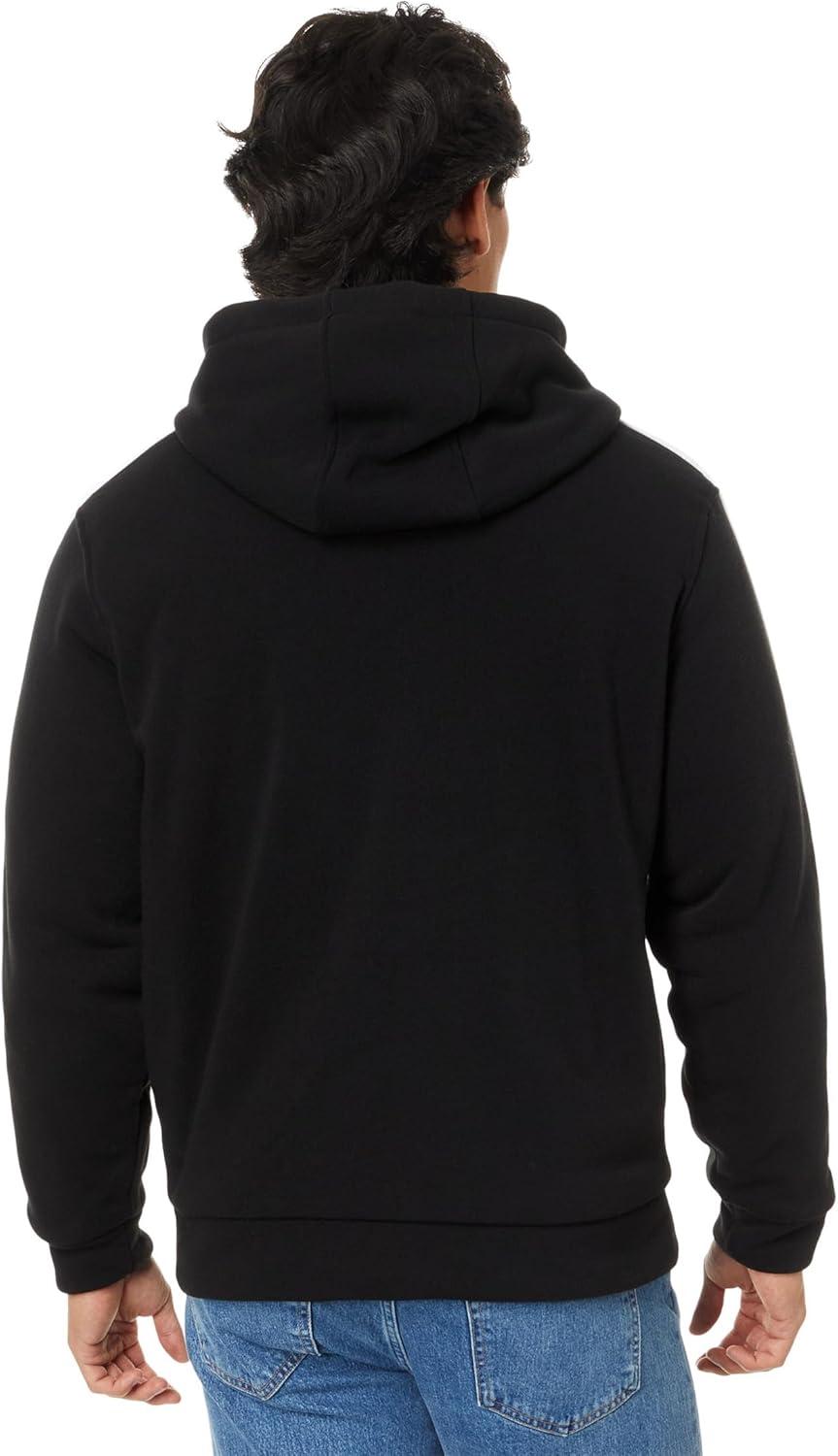 image:imageUS POLO ASSN mens Uspa High Density Print Woodmark Sherpa HoodieBlack