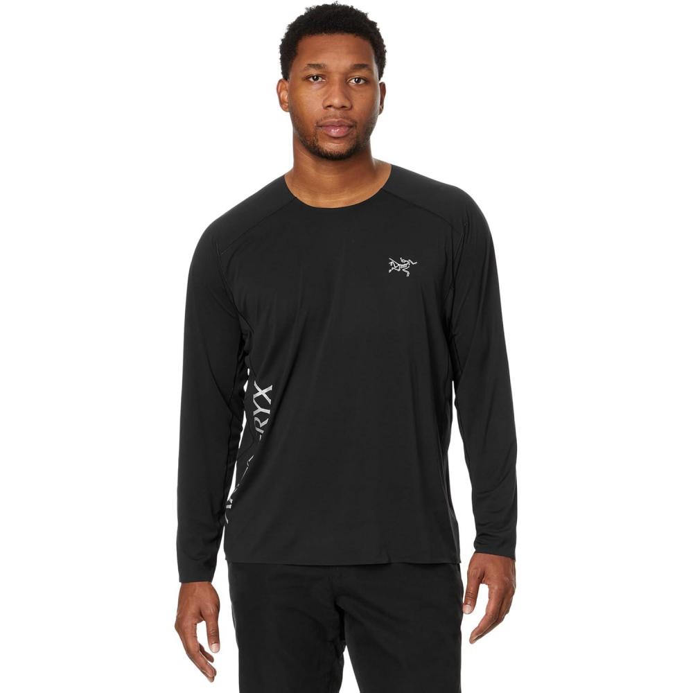 image:imageArcTeryx Mens Norvan Downword Logo Long SleeveBlack 1