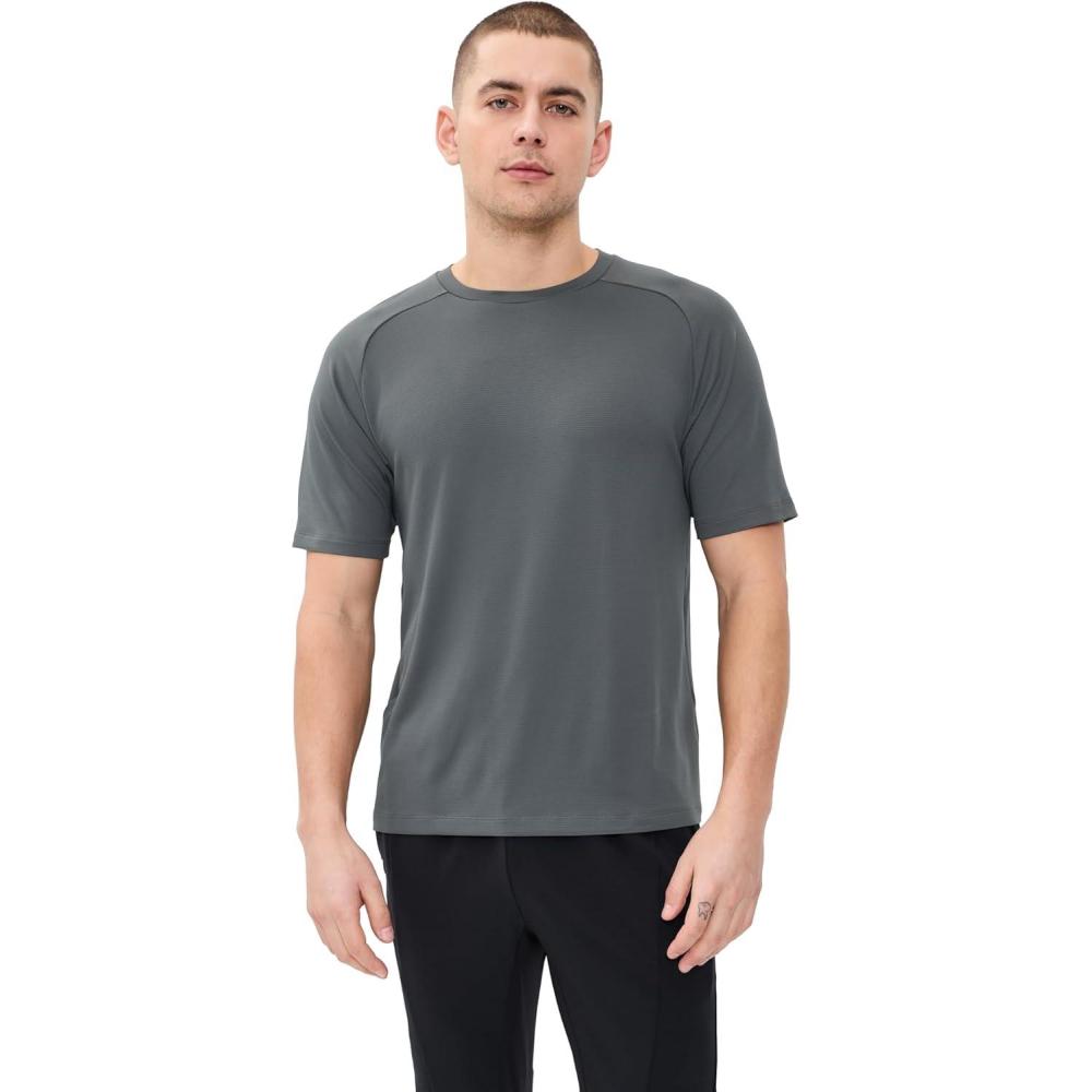 image:imageBeyond Yoga Mens All in Active TeeBlack Ash
