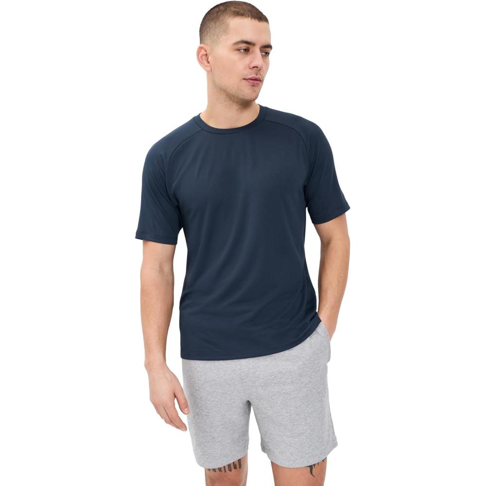 image:imageBeyond Yoga Mens All in Active TeeNocturnal Navy