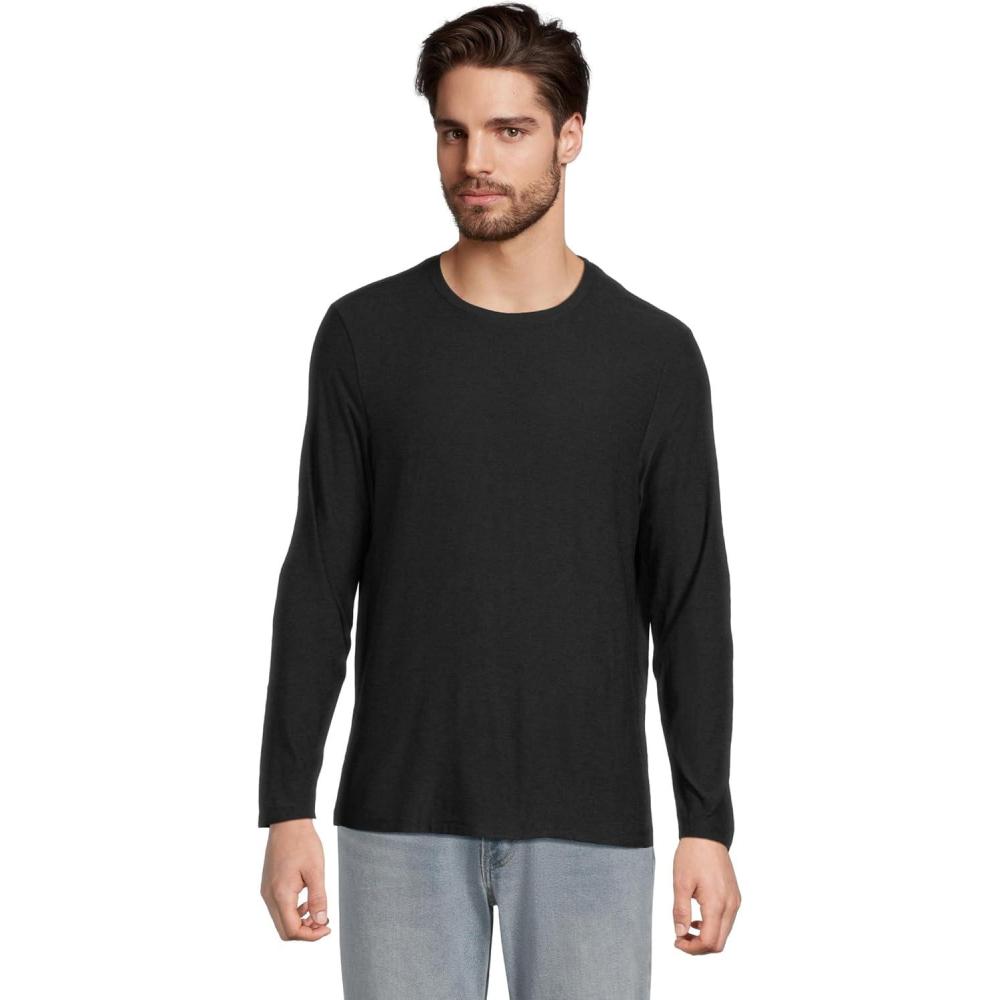 image:imageBeyond Yoga Mens Always Beyond Long Sleeve Crew 20Darkest Night