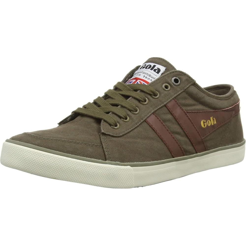 image:imageGola Mens Comet Fashion SneakerGreen Khaki Cognac Nr