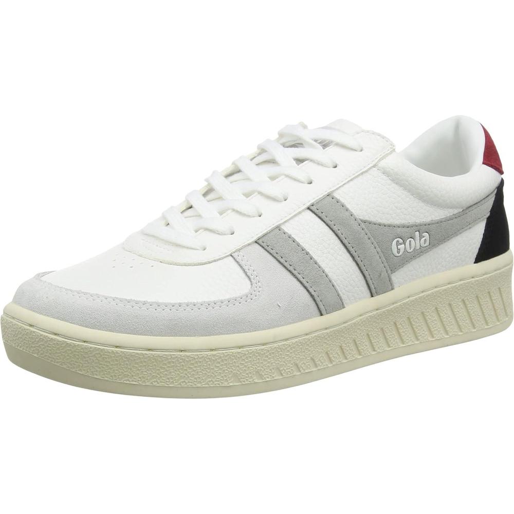 image:imageGola Mens Comet Fashion SneakerWhite Light Grey Deep Red