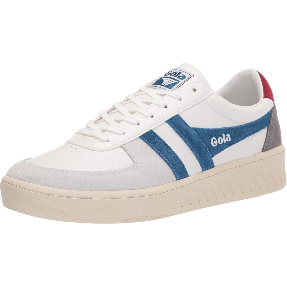 image:imageGola Mens Comet Fashion SneakerWhite Marine Blue Deep Red