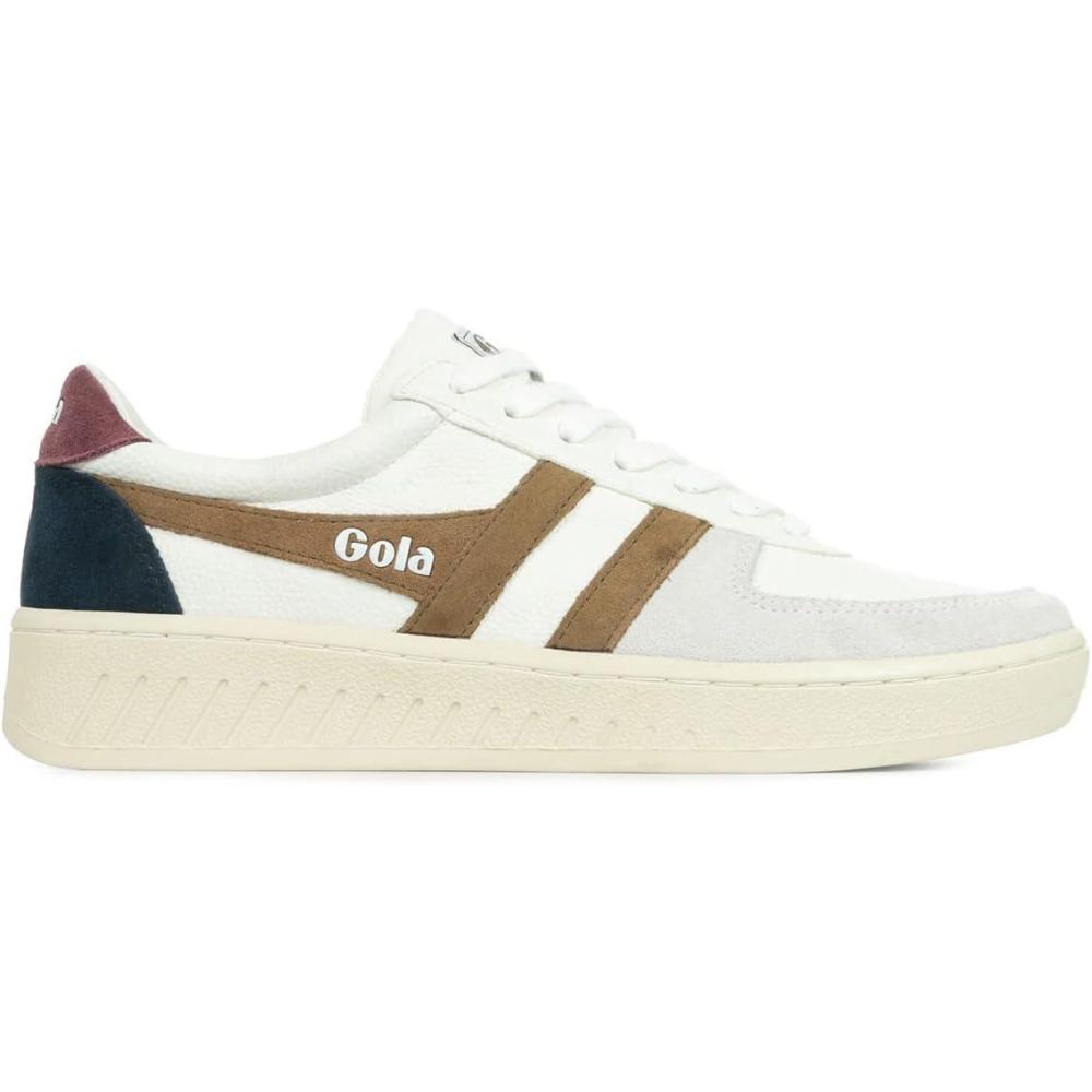 image:imageGola Mens Comet Fashion SneakerWhiteTobaccoBurgundy