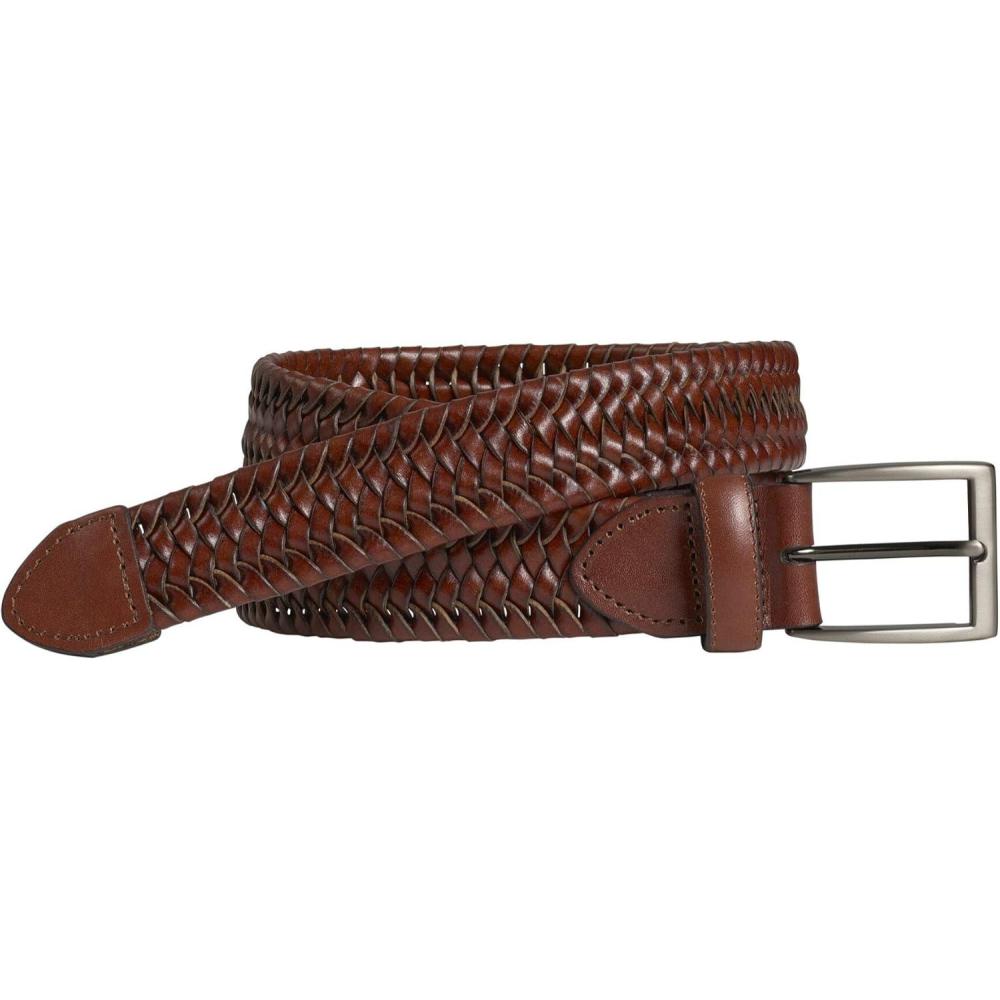image:imageJohnston amp Murphy Leather Braided Belt Cognac 38