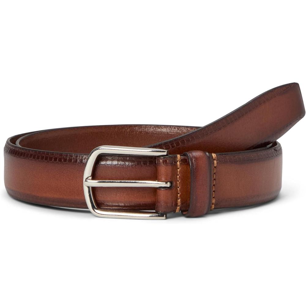 image:imageJohnston amp Murphy Mens Edge Embossed Leather BeltTan