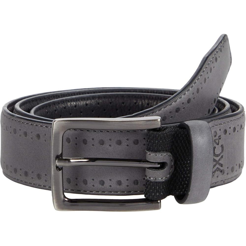 image:imageJohnston amp Murphy XC4 Perfed Edge BeltLight Gray Leather