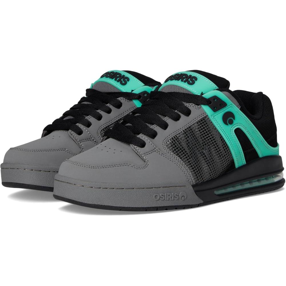 image:imageOsiris Mens PixelBlackCharcoalGreen Glow