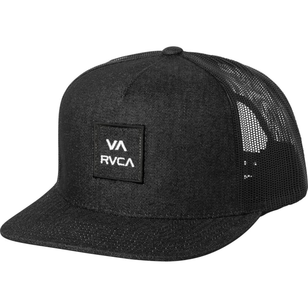 image:imageRVCA Mens Va All The Way TruckerBlackWhite