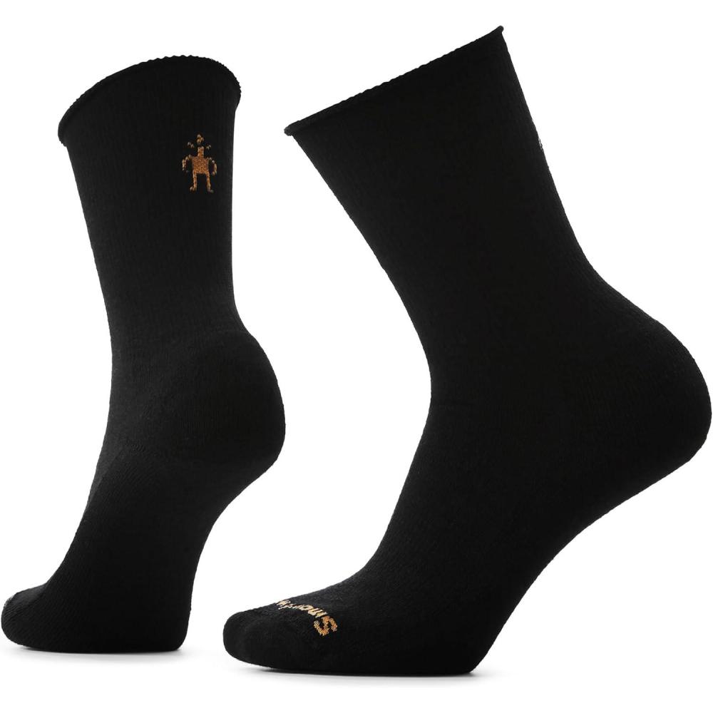image:imageSmartwool Unisex Everyday Roll Top Crew SocksBlack