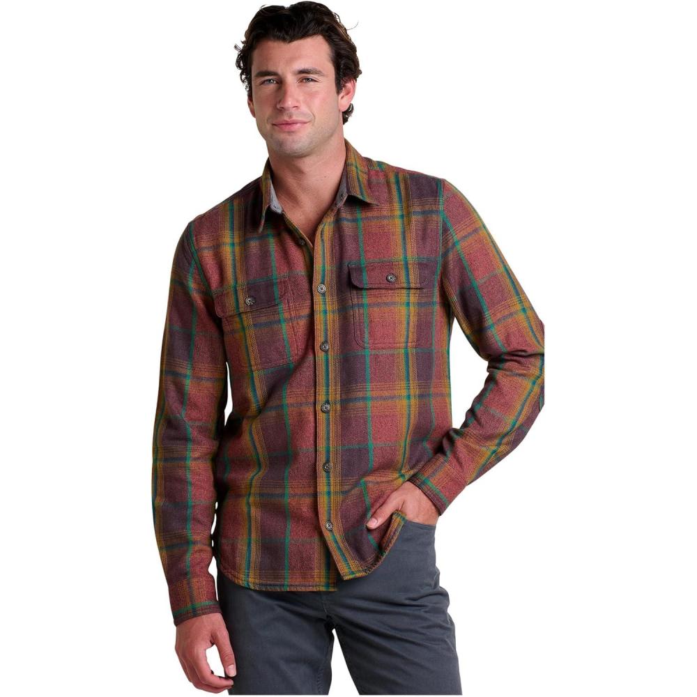 image:imageToadampCo Mens Ranchero Long Sleeve ShirtCinnamon