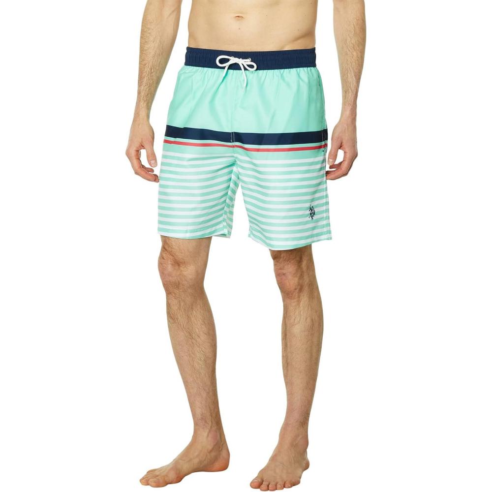 image:imageUS POLO ASSN Stripe Swim ShortsFresh Mint