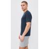 Beyond Yoga Men’s All in Active Tee(Nocturnal Navy)
