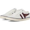 Off-white/Burgundy/Navy