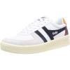 White Navy Moody Orange
