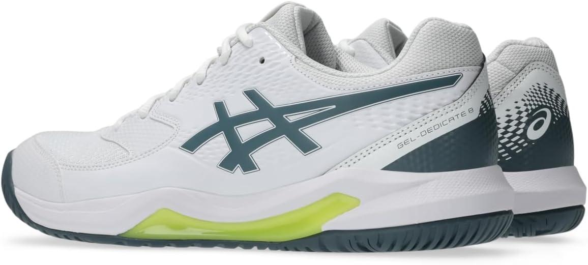 image:imageASICS Mens GelDedicate 8WhiteIronclad