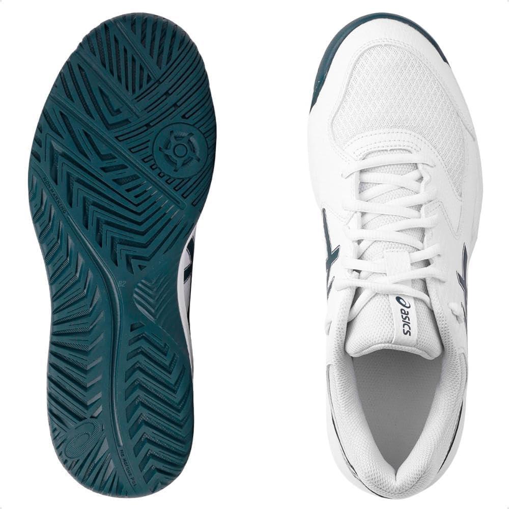 image:imageAsics Mens GelDedicate 8 Tennis Shoes104 WhiteSaxon Green